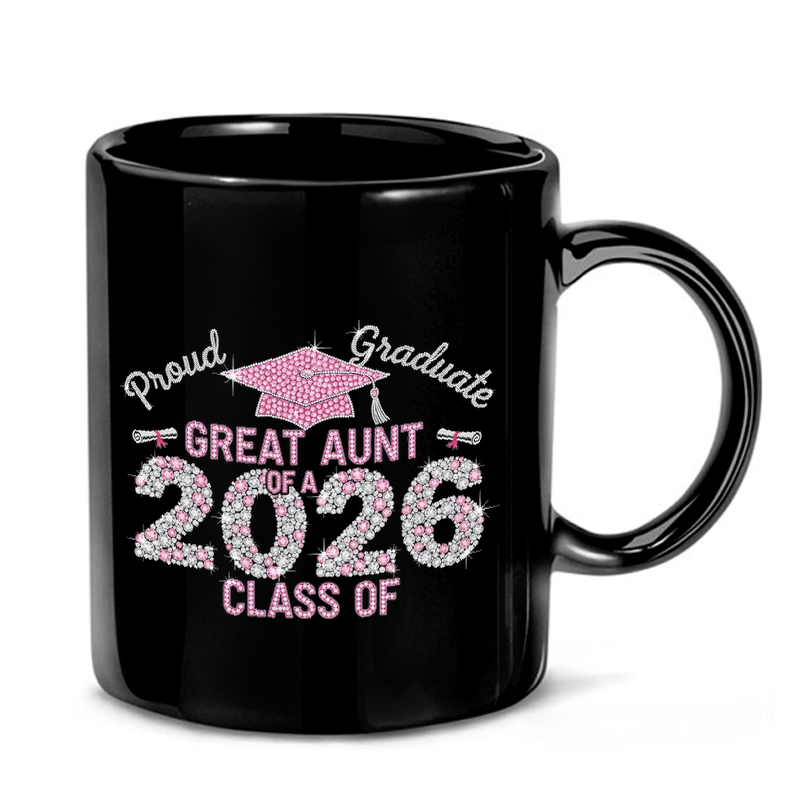 Rhinestone Graduation Year 2026 Mug