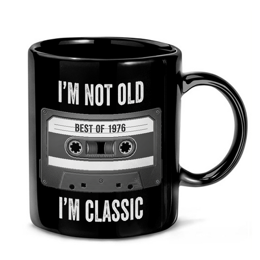 Vintage Cassette Tape Design Mug