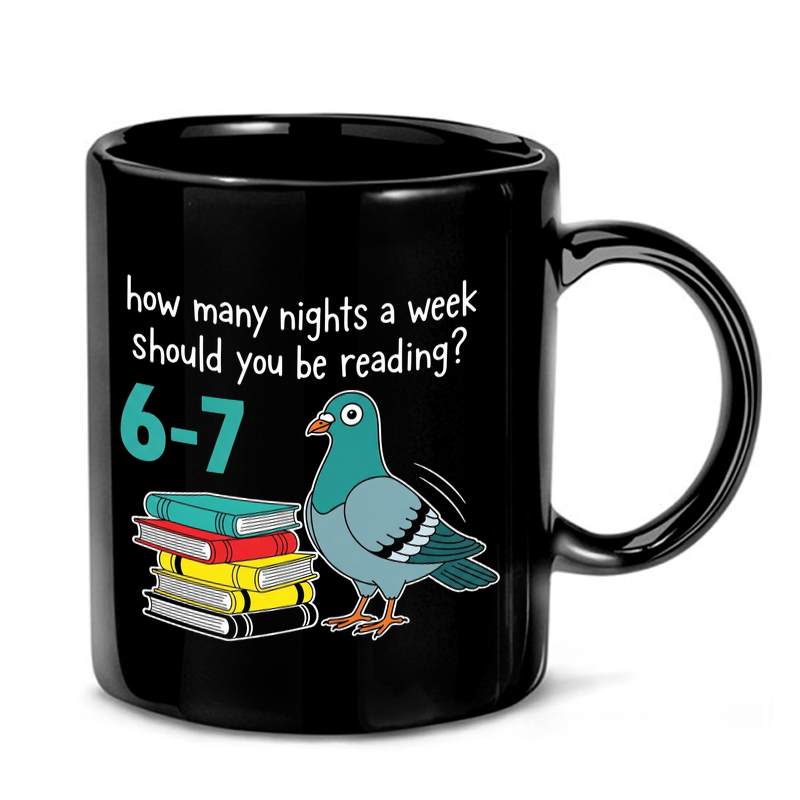 Literary Pigeon Power Mug