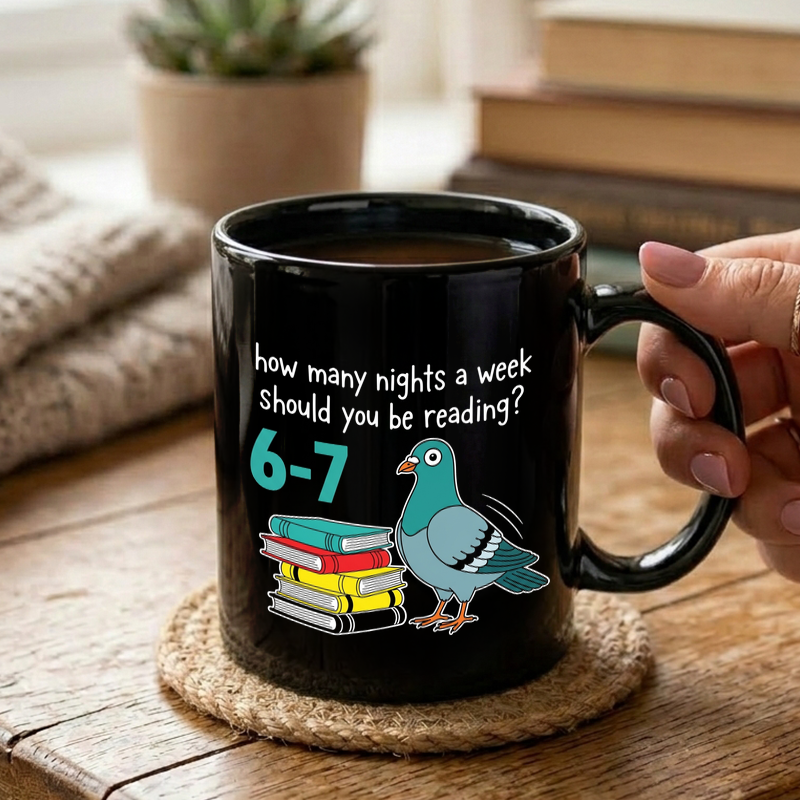 Literary Pigeon Power Mug