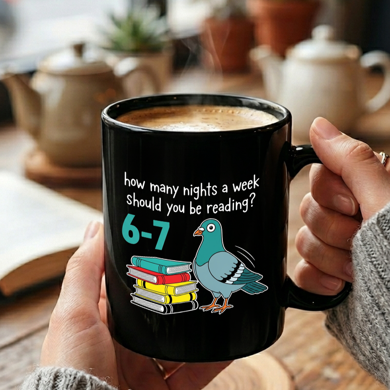 Literary Pigeon Power Mug
