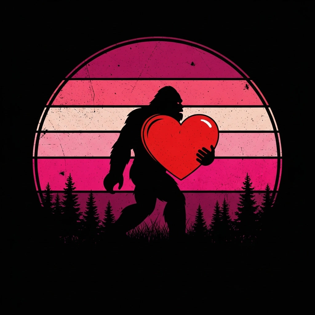 Bigfoot Valentine's Sasquatch Mug