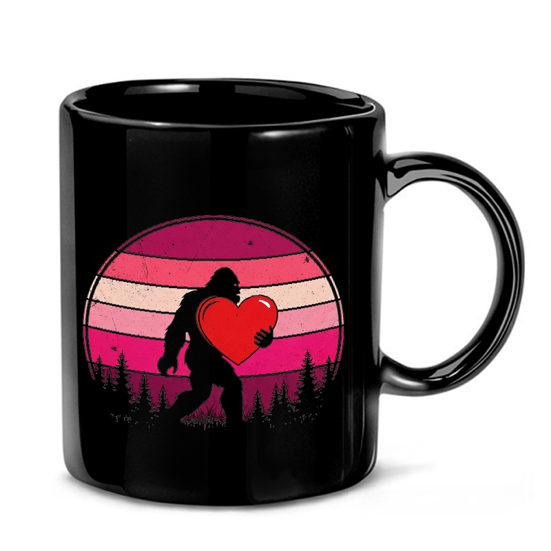 Bigfoot Valentine's Sasquatch Mug