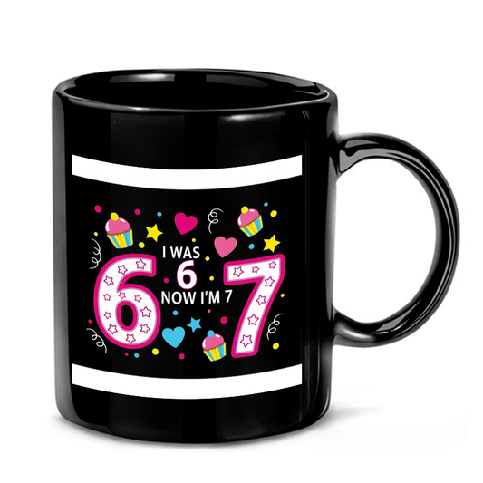 Whimsical 7th Birthday Celebration | Age Milestone Fun Mug