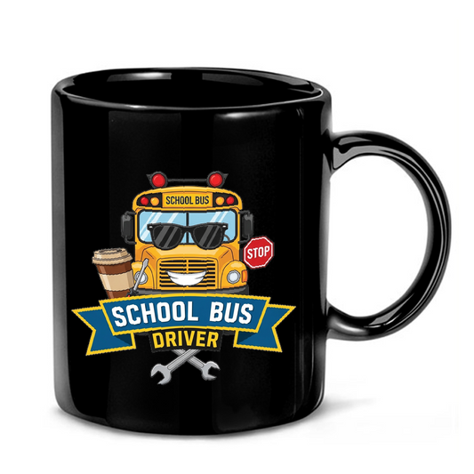 Smiling School Bus Driver Mug
