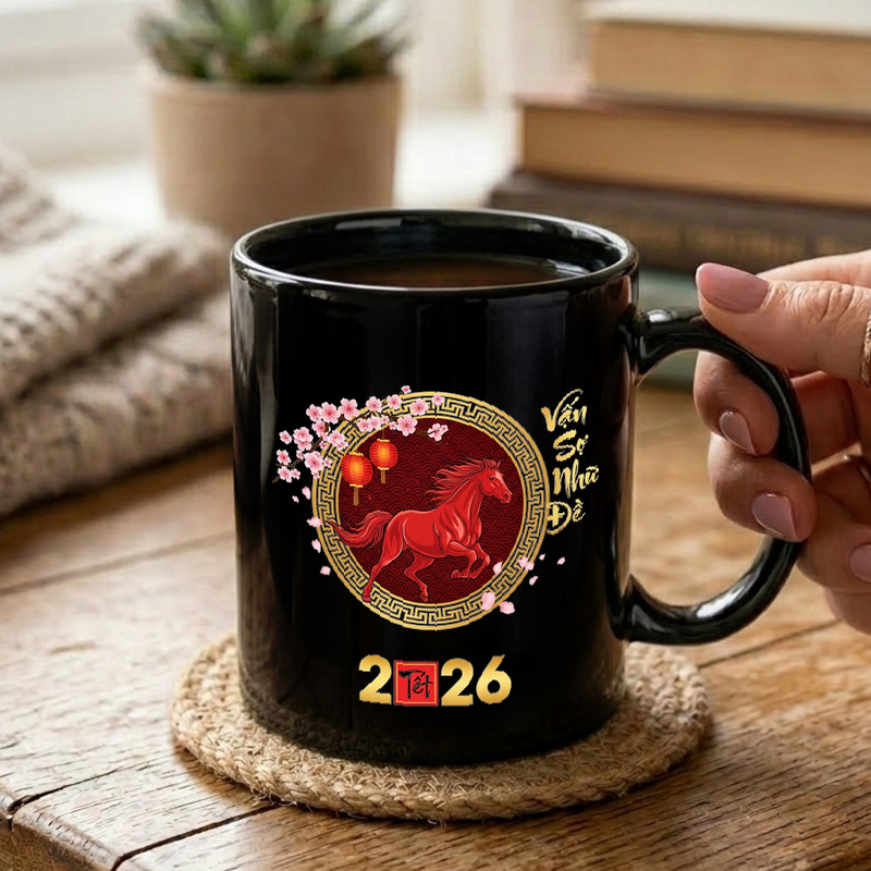 Vietnamese Lunar New Year Horse Mug