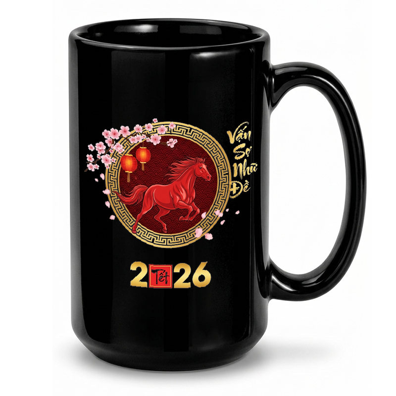 Vietnamese Lunar New Year Horse Mug