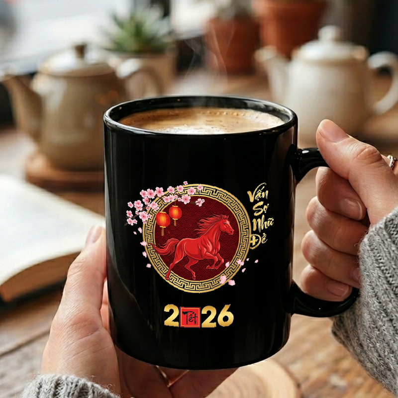 Vietnamese Lunar New Year Horse Mug