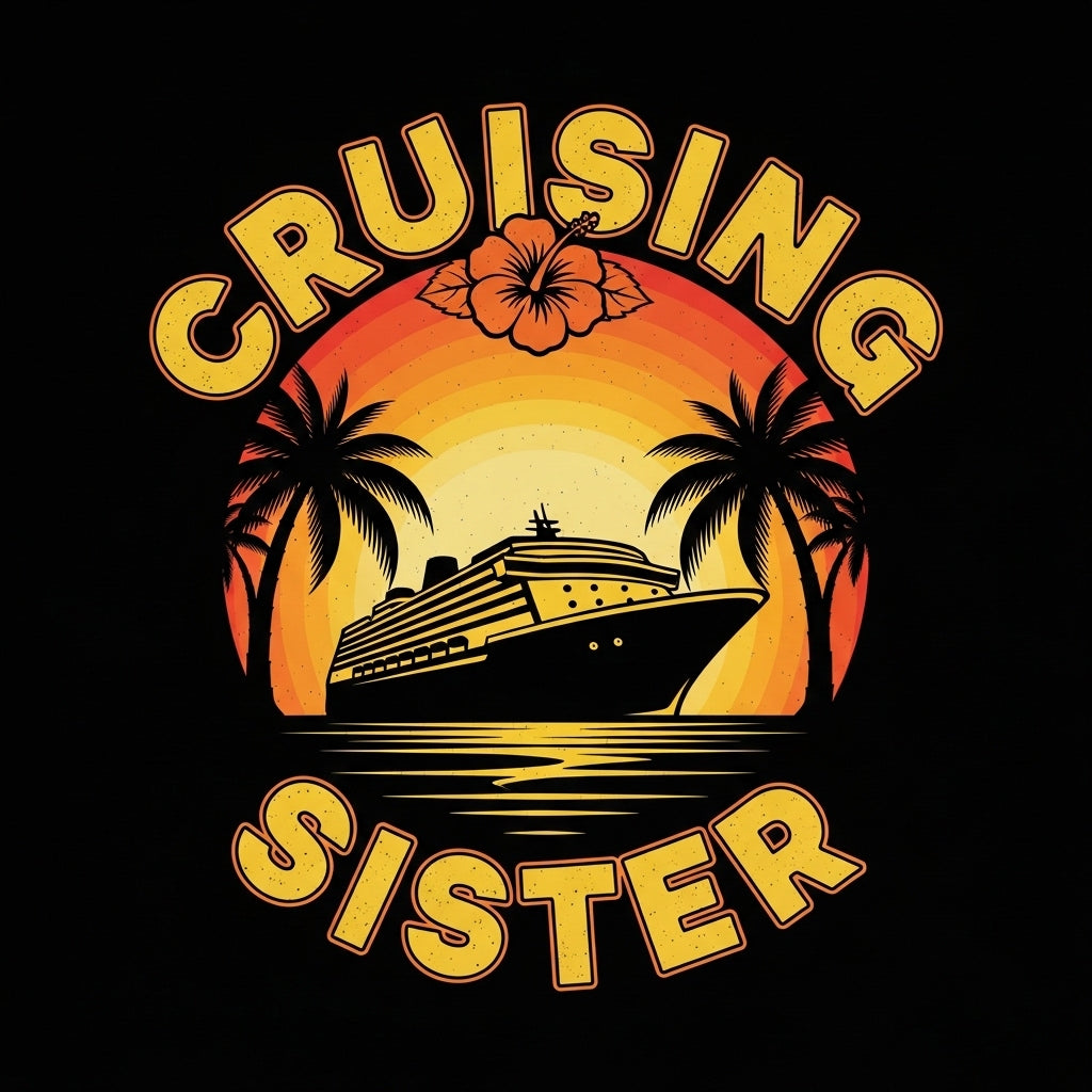 Retro Cruise Sister Sunset Mug