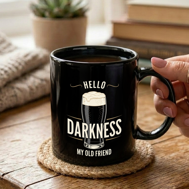 Hello Darkness Irish Brew Mug