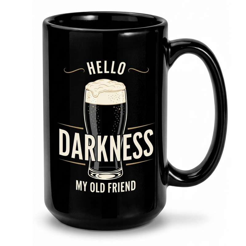 Hello Darkness Irish Brew Mug