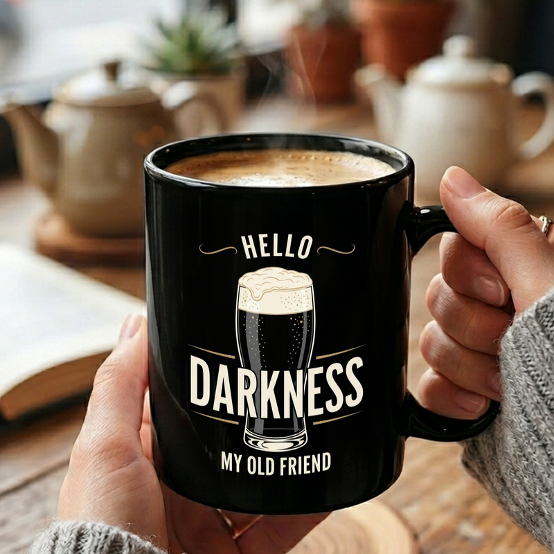 Hello Darkness Irish Brew Mug