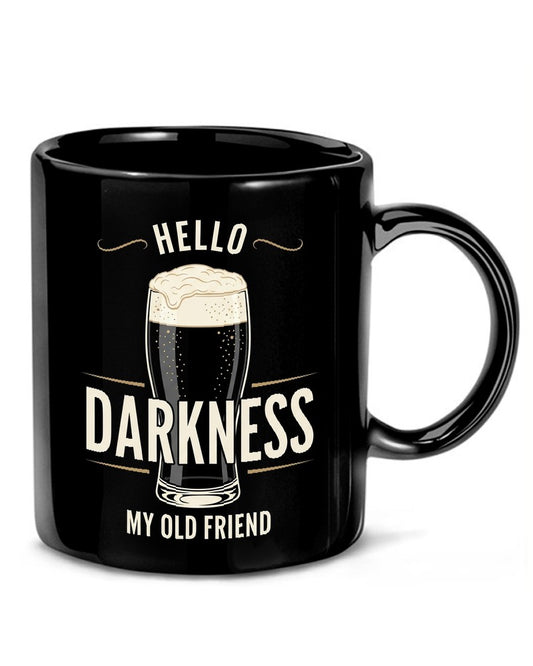 Hello Darkness Irish Beer T-Shirt | St. Patrick's Day Pub Style - Mockup