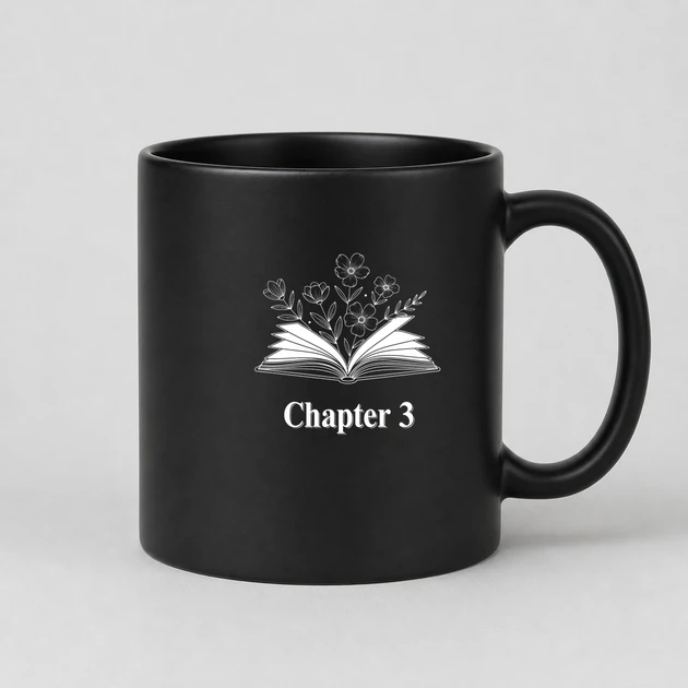3Rd Birthday Girl Chapter 3 on black Mugs