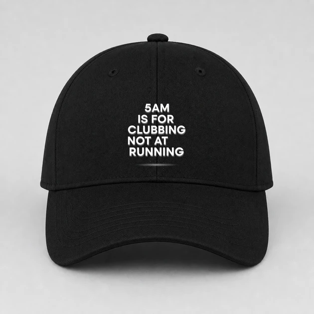 5Am Is For Clubbing on black Hats