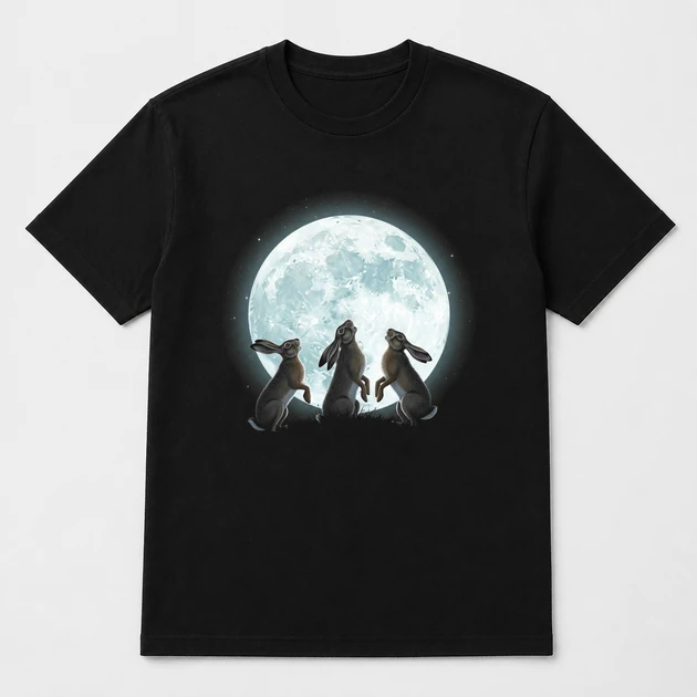 3 Hares Howling At The Moon