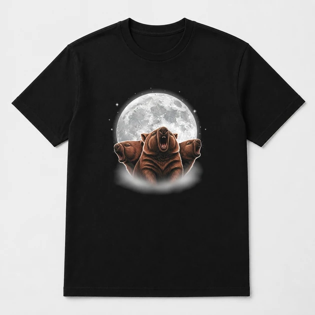 3 Wombats Howling At The Moon