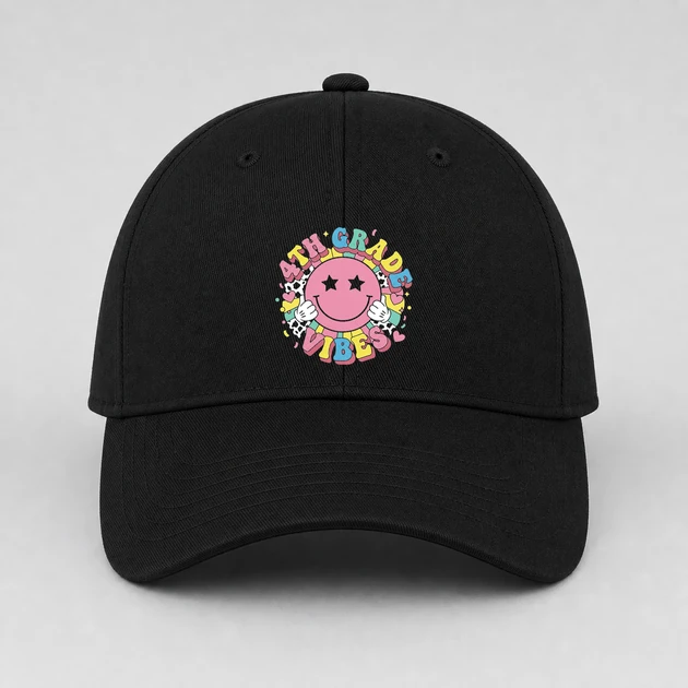 4Th Grade Vibes on black Hats